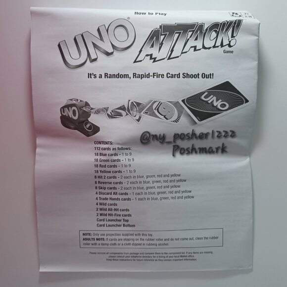 *𝓥𝓲𝓷𝓽𝓪𝓰𝓮 𝖬𝖠𝖳𝖳𝖤𝖫 𝗨𝗡𝗢 𝘼𝙏𝙏𝘼𝘾𝙆! Card Game - Picture 10 of 10